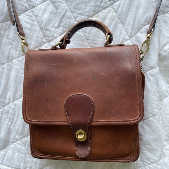 coach-bags-vintage-coach-station-tan-leather-crossbody-bag-poshmark